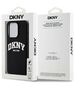 Original Case IPHONE 13 PRO DKNY Hardcase Liquid Silicone White Printed Logo MagSafe (DKHMP13LSNYACH) black 3666339266639