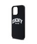 Original Case IPHONE 13 PRO MAX DKNY Hardcase Liquid Silicone White Printed Logo MagSafe (DKHMP13XSNYACH) black 3666339266646