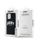 Original Case IPHONE 13 PRO MAX DKNY Hardcase Liquid Silicone White Printed Logo MagSafe (DKHMP13XSNYACH) black 3666339266646