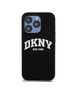 Original Case IPHONE 14 PRO DKNY Hardcase Liquid Silicone White Printed Logo MagSafe (DKHMP14LSNYACH) black 3666339266677