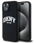 Original Case IPHONE 13 / 14 / 15 DKNY Hardcase Liquid Silicone White Printed Logo MagSafe DKHMP14SSNYACH 3666339266653