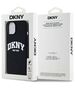 Original Case IPHONE 13 / 14 / 15 DKNY Hardcase Liquid Silicone White Printed Logo MagSafe DKHMP14SSNYACH 3666339266653