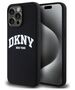 Original Case IPHONE 14 PRO MAX DKNY Hardcase Liquid Silicone White Printed Logo MagSafe (DKHMP14XSNYACH) black 3666339266684