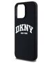 Original Case IPHONE 14 PRO MAX DKNY Hardcase Liquid Silicone White Printed Logo MagSafe (DKHMP14XSNYACH) black 3666339266684