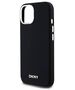 Original Case IPHONE 14 PLUS / 15 PLUS DKNY Hardcase Liquid Silicone Small Metal Logo MagSafe (DKHMP15MSMCHLK) black 3666339265724