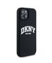 Original Case IPHONE 14 PLUS / 15 PLUS DKNY Hardcase Liquid Silicone White Printed Logo MagSafe (DKHMP15MSNYACH) black 3666339266707