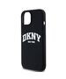 Original Case IPHONE 14 PLUS / 15 PLUS DKNY Hardcase Liquid Silicone White Printed Logo MagSafe (DKHMP15MSNYACH) black 3666339266707