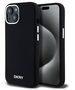 Original Case IPHONE 13 / 14 / 15 DKNY Hardcase Liquid Silicone Small Metal Logo MagSafe (DKHMP15SSMCHLK) black 3666339265717