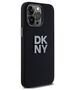 Original Case APPLE IPHONE 15 PRO DKNY Hardcase Liquid Silicone Metal Logo (DKHCP15LSMCBSK) black 3666339265311