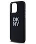 Original Case APPLE IPHONE 15 PRO DKNY Hardcase Liquid Silicone Metal Logo (DKHCP15LSMCBSK) black 3666339265311