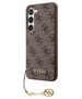 Original Case SAMSUNG GALAXY A35 5G Guess Hardcase 4G Charms Collection (GUHCSA35GF4GBR) brown 3666339259648