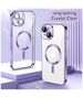 Techsuit Husa pentru iPhone 14 Plus - Techsuit Luxury Crystal MagSafe - Light Purple 5949419136908 έως 12 άτοκες Δόσεις