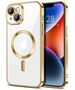 Techsuit Husa pentru iPhone 14 Plus - Techsuit Luxury Crystal MagSafe - Gold 5949419136915 έως 12 άτοκες Δόσεις