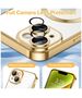 Techsuit Husa pentru iPhone 14 Plus - Techsuit Luxury Crystal MagSafe - Gold 5949419136915 έως 12 άτοκες Δόσεις