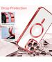 Techsuit Husa pentru iPhone 12 Pro - Techsuit Luxury Crystal MagSafe - Red 5949419137394 έως 12 άτοκες Δόσεις
