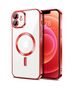 Techsuit Husa pentru iPhone 12 - Techsuit Luxury Crystal MagSafe - Red 5949419137578 έως 12 άτοκες Δόσεις