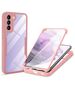 Techsuit Husa pentru Samsung Galaxy S21 FE 5G + Folie - Techsuit ColorVerse 360 Series - Pink 5949419152311 έως 12 άτοκες Δόσεις