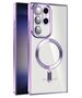 Techsuit Husa pentru Samsung Galaxy S22 Ultra 5G - Techsuit Luxury Crystal MagSafe - Light Purple 5949419135734 έως 12 άτοκες Δόσεις