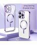Techsuit Husa pentru iPhone 15 Pro - Techsuit Luxury Crystal MagSafe - Light Purple 5949419136540 έως 12 άτοκες Δόσεις