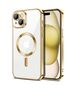 Techsuit Husa pentru iPhone 15 - Techsuit Luxury Crystal MagSafe - Gold 5949419136649 έως 12 άτοκες Δόσεις