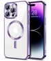 Techsuit Husa pentru iPhone 14 Pro Max - Techsuit Luxury Crystal MagSafe - Light Purple 5949419136724 έως 12 άτοκες Δόσεις