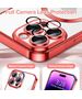 Techsuit Husa pentru iPhone 14 Pro Max - Techsuit Luxury Crystal MagSafe - Red 5949419136762 έως 12 άτοκες Δόσεις