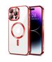 Techsuit Husa pentru iPhone 14 Pro Max - Techsuit Luxury Crystal MagSafe - Red 5949419136762 έως 12 άτοκες Δόσεις
