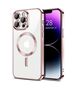 Techsuit Husa pentru iPhone 14 Pro Max - Techsuit Luxury Crystal MagSafe - Pink 5949419136779 έως 12 άτοκες Δόσεις