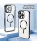Techsuit Husa pentru iPhone 14 Pro Max - Techsuit Luxury Crystal MagSafe - Black 5949419136786 έως 12 άτοκες Δόσεις