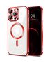 Techsuit Husa pentru iPhone 12 Pro Max - Techsuit Luxury Crystal MagSafe - Red 5949419137486 έως 12 άτοκες Δόσεις