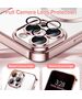 Techsuit Husa pentru iPhone 12 Pro Max - Techsuit Luxury Crystal MagSafe - Pink 5949419137493 έως 12 άτοκες Δόσεις