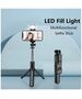 Techsuit Selfie Stick with Remote Control and LED Light, 67cm - Techsuit (S03-S) - Black 5949419125100 έως 12 άτοκες Δόσεις