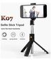 Techsuit Selfie Stick with Remote Control and Tripod - Techsuit (K07) - Black 5949419123380 έως 12 άτοκες Δόσεις