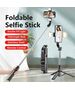 Techsuit Stable Selfie Stick with Tripod and Light, 116cm - Techsuit (L13d) - Black 5949419122604 έως 12 άτοκες Δόσεις