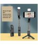 Techsuit Selfie Stick with Tripod and Remote Control, 70cm, Mini - Techsuit (Q10s) - Black 5949419122420 έως 12 άτοκες Δόσεις