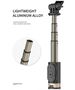 Techsuit Selfie Stick with Tripod and Remote Control, 74cm - Techsuit (Q03) - Black 5949419122345 έως 12 άτοκες Δόσεις