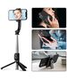 Techsuit Selfie Stick cu Trepied si Telecomanda, Pliabil, 106cm - Techsuit (C01) - Black 5949419122284 έως 12 άτοκες Δόσεις