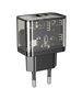 Hoco Incarcator USB, Type-C, QC3.0, 20W - Hoco Dazzling (N34) - Transparent Black 6931474799166 έως 12 άτοκες Δόσεις