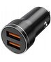 Car Charger 3.1A 18W 2x USB Jellico F2S black 6974929201678