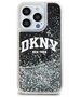 DKNY case for iPhone 15 Pro 6,1&quot; DKHCP15LLBNAEK black HC liquid glitters w arch logo black 3666339270773