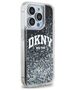 DKNY case for iPhone 15 Pro 6,1&quot; DKHCP15LLBNAEK black HC liquid glitters w arch logo black 3666339270773