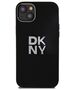 DKNY case for iPhone 15 6,1&quot; DKHCP15SSMCBSK black HC silicone w stack metal logo 3666339265298