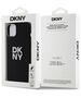 DKNY case for iPhone 15 6,1&quot; DKHCP15SSMCBSK black HC silicone w stack metal logo 3666339265298