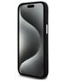 DKNY case for iPhone 15 6,1&quot; DKHMP15SSMCHLK black HC Magsafe silicone w horizontal metal logo 3666339265717