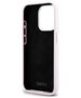 DKNY case for iPhone 15 Pro 6,1&quot; DKHMP15LSMCHLP pink HC Magsafe silicone w horizontal metal logo 3666339265878