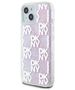 DKNY case for iPhone 15 6,1&quot; DKHCP15SLCPEPP white HC liquid glitters w checkered pattern 3666339271176