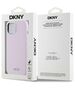 DKNY case for iPhone 15 Plus 6,7&quot; DKHMP15MSMCHLP pink HC Magsafe silicone w horizontal metal logo 3666339265861