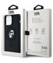 Karl Lagerfeld case for iPhone 15 Pro Max 6,7&quot; KLHMP15XSCMKCRHK black HC Magsafe silicone kc heads ring 3666339254070