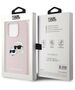 Karl Lagerfeld case for iPhone 15 Pro 6,1&quot; KLHMP15LSKCHPPLP pink HC Magsafe silicone sil double heads print 3666339256869