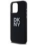 DKNY case for iPhone 15 Pro Max 6,7&quot; DKHCP15XSMCBSK black HC silicone w stack metal logo 3666339265328